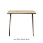 Kitchens furniture - VERA HIGH TABLE - 70x70/120x70 - LES GAMBETTES