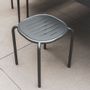 Tabourets - Tabouret Hyphen Gris Noir - CORNILLEAU