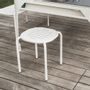 Tabourets - Tabouret Hyphen Blanc - CORNILLEAU