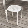 Tabourets - Tabouret Hyphen Blanc - CORNILLEAU