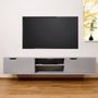 TV stands - TV-stand NOBLE with sliding doors - RADIS FURNITURE