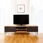 TV stands - TV-stand NOBLE with sliding doors - RADIS FURNITURE