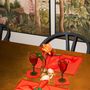 Decorative objects - Ziggy Placemat | Orange with Orange - BLANK SPACE AMSTERDAM