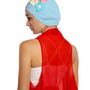 Accessoires cheveux - Bleu Bonnet Avec trois Fleurs - KORES ACCESSORIES