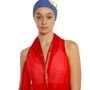 Accessoires cheveux - Bleu Bonnet Avec trois Fleurs - KORES ACCESSORIES