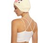 Accessoires cheveux - Blanc Bonnet Avec trois Fleurs - KORES ACCESSORIES