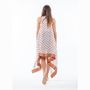 Paréos - Vest With Silk Border 15 Red - KORES ACCESSORIES
