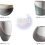 Objets de décoration - Eclipse - pot en céramique bicolor - GUADARTE