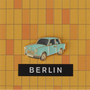 Brooches - Pin Trabant Blue - PINPINPIN.IT