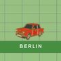 Brooches - Pin Trabant Red - PINPINPIN.IT