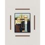 Decorative objects - PVC Magnet American Gothic - Grant Wood, 1930 - PINPINPIN.IT