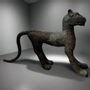 Unique pieces - Large bronze leopard, IFE art - QUINTESSENCE AFRICAINE