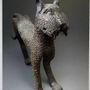 Unique pieces - Large bronze leopard, IFE art - QUINTESSENCE AFRICAINE