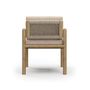 Chairs - Caleo-Natural Armless Dining Chair - SNOC
