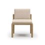 Chairs - Caleo-Natural Armless Dining Chair - SNOC