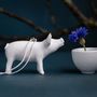 Decorative objects - FERKEL; piglet fine bone china, deco object - KLATT OBJECTS