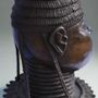 Pièces uniques - Tête de reine mère en bronze Ife, royaume Benin, Nigeria - QUINTESSENCE AFRICAINE