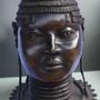 Pièces uniques - Tête de reine mère en bronze Ife, royaume Benin, Nigeria - QUINTESSENCE AFRICAINE