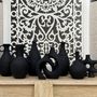 Vases - Le Duo de Vases Enlacés Ksar - Noir mat - MAISON MARMOL