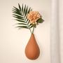 Decorative objects - EARTHEN DROP (Soliflora for dried flowers) - MONOCHROMIC CERAMIC