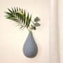 Decorative objects - EARTHEN DROP (Soliflora for dried flowers) - MONOCHROMIC CERAMIC