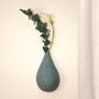 Decorative objects - EARTHEN DROP (Soliflora for dried flowers) - MONOCHROMIC CERAMIC