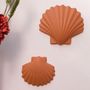 Decorative objects - CALYPSO (Shell) - MONOCHROMIC CERAMIC