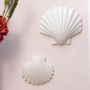 Decorative objects - CALYPSO (Shell) - MONOCHROMIC CERAMIC