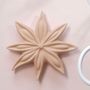 Decorative objects - JANIS (Star anise flower) - MONOCHROMIC CERAMIC