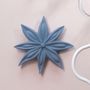 Decorative objects - JANIS (Star anise flower) - MONOCHROMIC CERAMIC