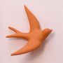 Decorative objects - VOLAGE (Swallow) - MONOCHROMIC CERAMIC