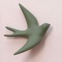 Decorative objects - VOLAGE (Swallow) - MONOCHROMIC CERAMIC