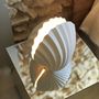 Ceramic - MAJORCA (Shell lamp) - MONOCHROMIC CERAMIC