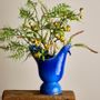 Vases - Wylie Vase, Blue, Grès - CREATIVE COLLECTION