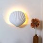 Decorative objects - MENORCA (Seashell wall lamp) - MONOCHROMIC CERAMIC