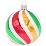 Christmas garlands and baubles - STRIPES Glassbauble - MRSTWINKLE