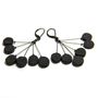 Bijoux - Collier & boucles d'oreilles KURO - CHARCOAL ESKIMEÏT