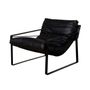 Armchairs - Black armchair Gabor - CHEHOMA