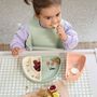 Repas pour enfant - LÄSSIG Set de vaisselle silicone Happy Fruits - LASSIG GMBH