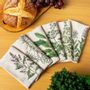 Table linen - Linen Napkins  ǀ  Fine Herbs - LINOROOM 100% LINEN TEXTILES