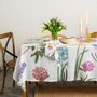 Table linen - Early Flowers ǀ 100% Linen Tablecloth - LINOROOM 100% LINEN TEXTILES