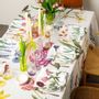 Table linen - Early Flowers ǀ 100% Linen Tablecloth - LINOROOM 100% LINEN TEXTILES