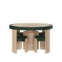 Dining Tables - Wellesly Game Table Set - WOOD TAILORS CLUB