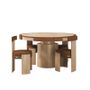 Dining Tables - Wellesly Game Table Set - WOOD TAILORS CLUB