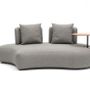 Lawn sofas   - BUBBLES garden sofa with left shelf - COUTURE JARDIN