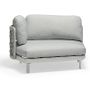 Lawn sofas   - CLUB right armrest garden sofa - COUTURE JARDIN