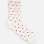 Socks - Sheer Heart Low Crew Socks - TABIO FRANCE