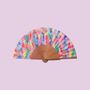 Apparel - *PRE-SALE* Hand Fan A FAN OF Chromatic Collage - Abanico - Éventail - A FAN OF