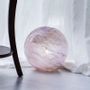 Lampes de table - GL001 Lampe Jupiter en verre rose - L.GLOW HOME