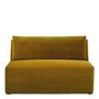 Sofas - LOU sofa saffron velvet central module 130x92x74.5 - BLANC D'IVOIRE